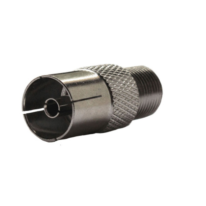 F-Adapter auf Kabel TV Buchse