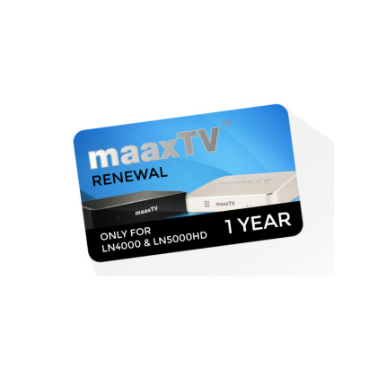 MaaxTV 1 Jahr Verlängerung / Aktivierungscode / Renewal