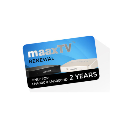 MaaxTV 2 Jahre Verlängerung / Aktivierungscode / Renewal
