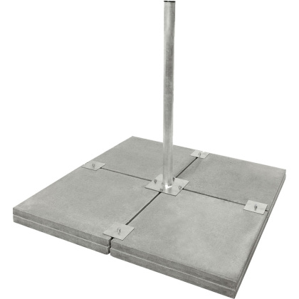 Profi Flachdach Balkonstaender XL 8-fach Plattenständer