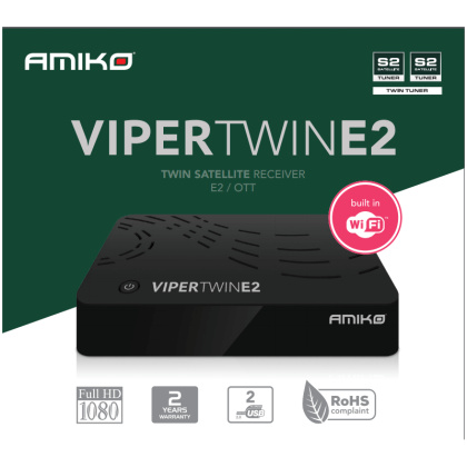 Amiko Viper Twin Tuner DVB-S2 Enigma2 Linux PVR Kartenleser