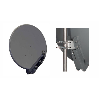 Gibertini Profi OP SE Alu Spiegel 100 cm Dunkelgrau