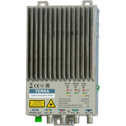 Terra OT401 Optical Transmitter FTTH Sender für 4xSATIF DVB-S2